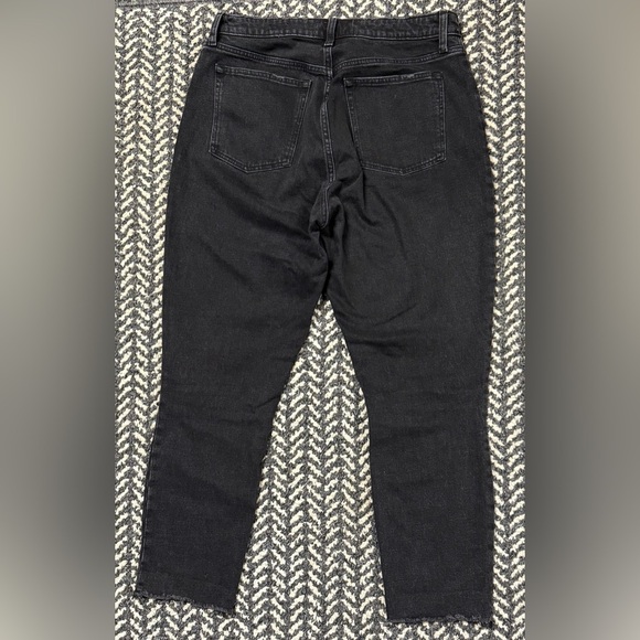 ABERCROMBIE & FITCH Curve Love The High Rise Distressed Skinny in Black Size 30 - Picture 5 of 5
